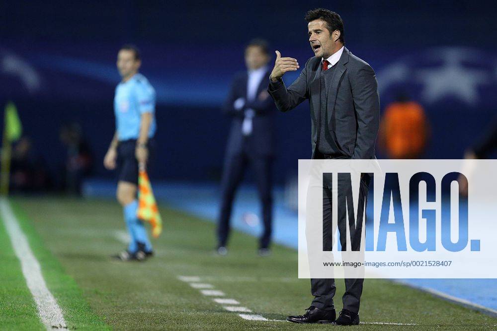 UEFA Champions League, Group F, Round 3, GNK Dinamo - FC Olympiakos 20.10.2015., Croatia, Zagreb - Maksimir Stadium - UEFA Champions League, Group F, Round 3, GNK Dinamo - FC Olympiakos. Coach of Olympiacos Marco Silva. GoranxStanzl PIXSELL