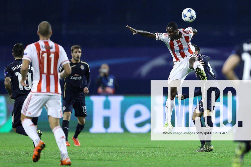 UEFA Champions League, Group F, Round 3, GNK Dinamo - FC Olympiakos 20.10.2015., Croatia, Zagreb - Maksimir Stadium - UEFA Champions League, Group F, Round 3, GNK Dinamo - FC Olympiakos. Ideye Brown. GoranxStanzl PIXSELL