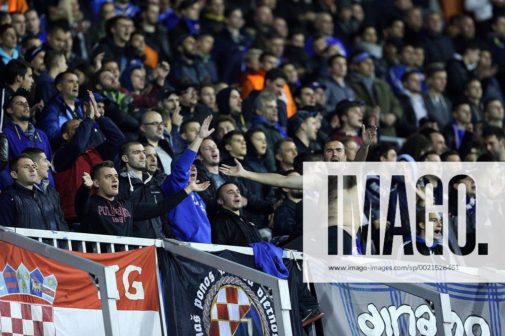 UEFA Champions League, Group F, Round 3, GNK Dinamo - FC Olympiakos 20.10.2015., Croatia, Zagreb - Maksimir Stadium - UEFA Champions League, Group F, Round 3, GNK Dinamo - FC Olympiakos. Bad Blue Boys. GoranxStanzl PIXSELL