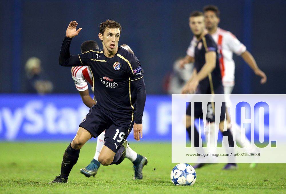 UEFA Champions League, Group F, Round 3, GNK Dinamo - FC Olympiakos 20.10.2015., Croatia, Zagreb - Maksimir Stadium - UEFA Champions League, Group F, Round 3, GNK Dinamo - FC Olympiakos. Josip Pivaric. IgorxKralj PIXSELL