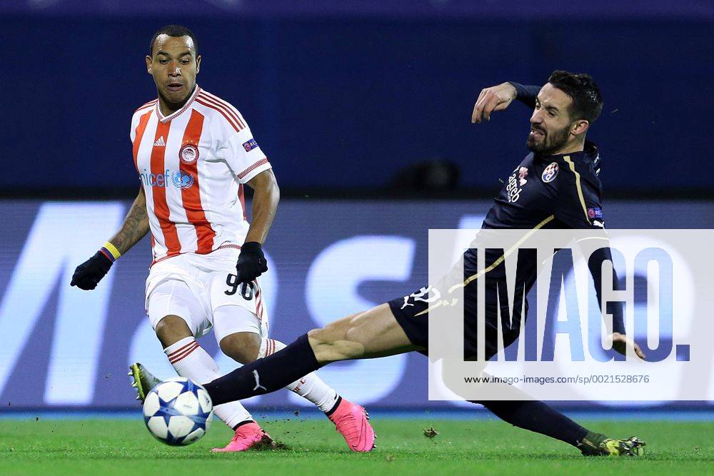 UEFA Champions League, Group F, Round 3, GNK Dinamo - FC Olympiakos 20.10.2015., Croatia, Zagreb - Maksimir Stadium - UEFA Champions League, Group F, Round 3, GNK Dinamo - FC Olympiakos. Felipe Pardo, Jeremy Taravel. GoranxStanzl PIXSELL