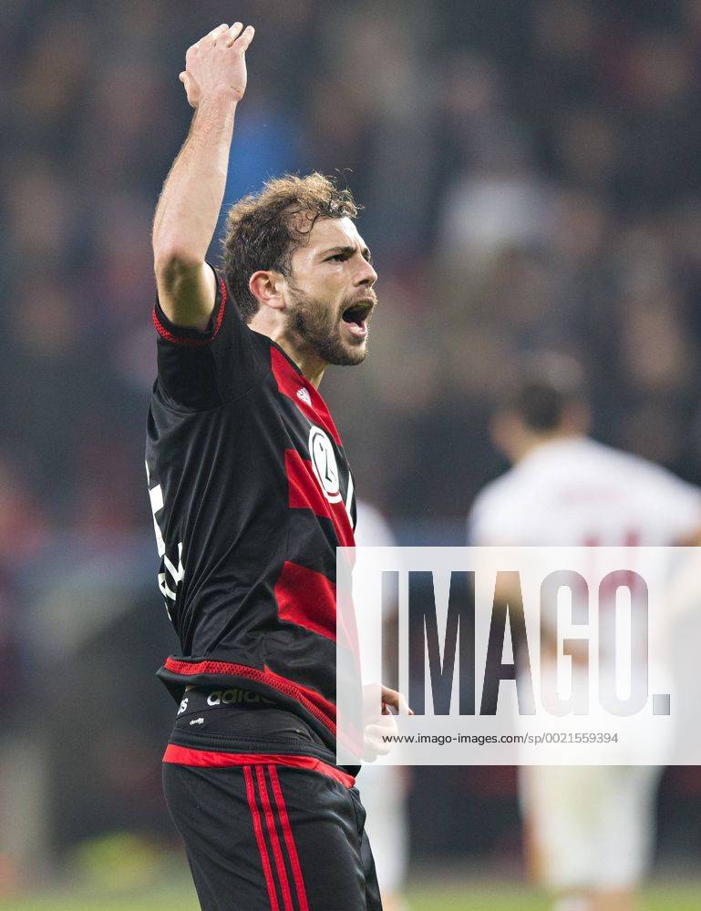 Leverkusen, 20.10.2015, BayArena Torjubel: Admir Mehmedi (Bayer) Bayer Leverkusen - AS Rom mm