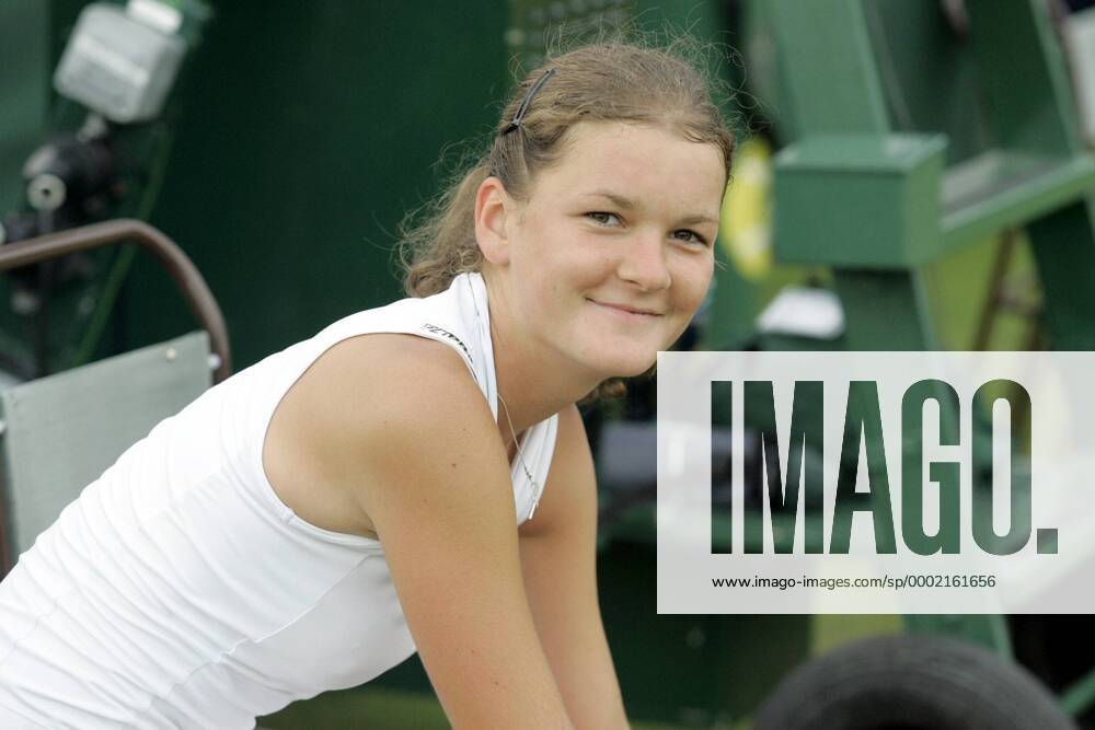 Agnieszka Radwanska (Polen) - Tennis Damen All England Championships 2006, Grand Slam, WTA Tour Einzelbild Wimbledon London Tennis Damen All England Championships 2006, Grand Slam, WTA Tour Einzelbild Wimbledon London