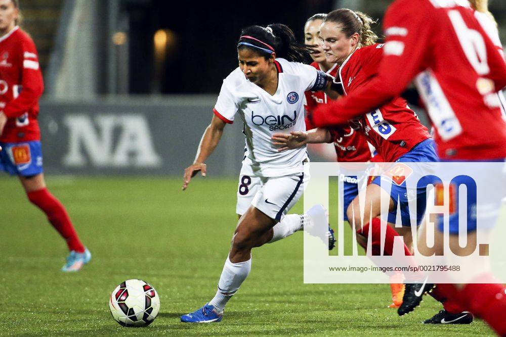 Fußball, Damen Champions League, KIF Örebro - Paris St. Germain 151111 Paris Erika Cristiano dos Santos under fotbollsmatchen i Womens Champions League mellan Kif Örebro och Paris SG den 11 november 2015 i Örebro.