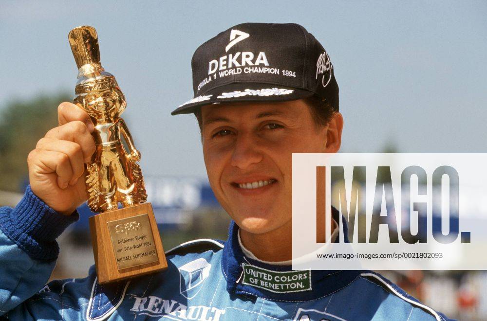 Michael Schumacher mit dem Bravo Otto 1994. Motorsport Formel 1 Team Benetton Renault