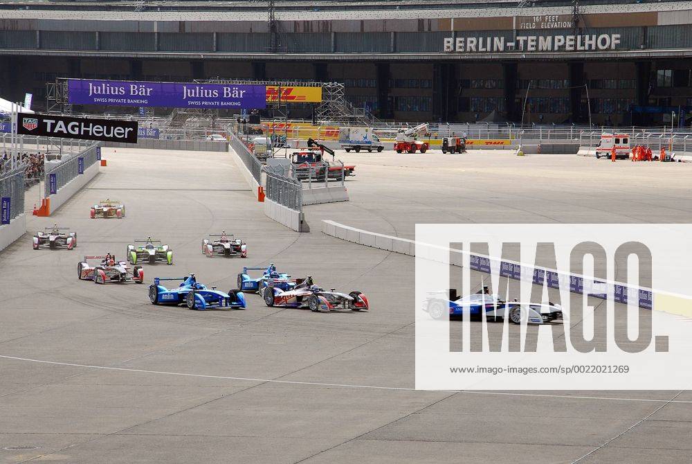 EPrix auf dem Tempelhofer Feld - Formel E in Berlin Tempelhof