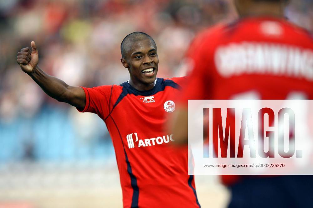 Michel Bastos (Lille) - Torjubel - (pan15527) Fußball EC 1 Herren Champions League Qualifikation 2006 2007, OSC Lille, Vdig Einzelbild Lille Freude, Fußball EC 1 Herren Champions League Qualifikation 2006 2007, OSC Lille, Vdig Einzelbild Lille Freude,
