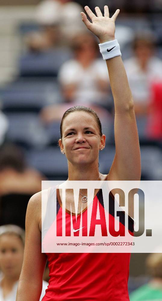 Lindsay Davenport (USA) jubelt - (nyp2006082853) Tennis Damen US Open 2006, WTA Tour, Grand Slam Einzelbild New York Tennis Damen US Open 2006, WTA Tour, Grand Slam Einzelbild New York