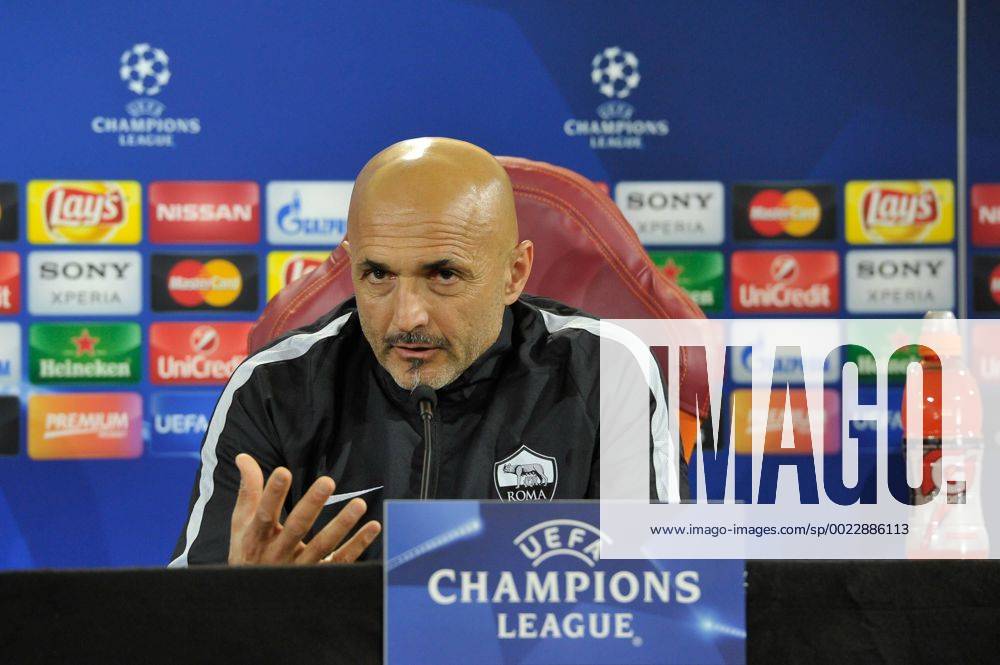 Fußball, Champions League, AS Rom PK IPP20160216 Football - soccer: UEFA Champions League, AS Rom - Real madrid, Luciano Spalletti (Hinweis: Verwendung nur in Deutschland - only Germany) ZWEIx PhotoxPressx