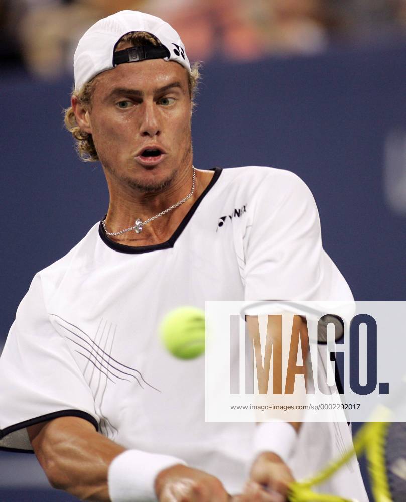Lleyton Hewitt (Australien) - Rückhand - (NYP2006090666) Tennis Herren US Open 2006, Grand Slam, ATP Tour Einzelbild Flushing Meadow, Meadows New York, NY, N Y Dynamik, Tennis Herren US Open 2006, Grand Slam, ATP Tour Einzelbild Flushing Meadow, Meadows New York, NY, N Y Dynamik,