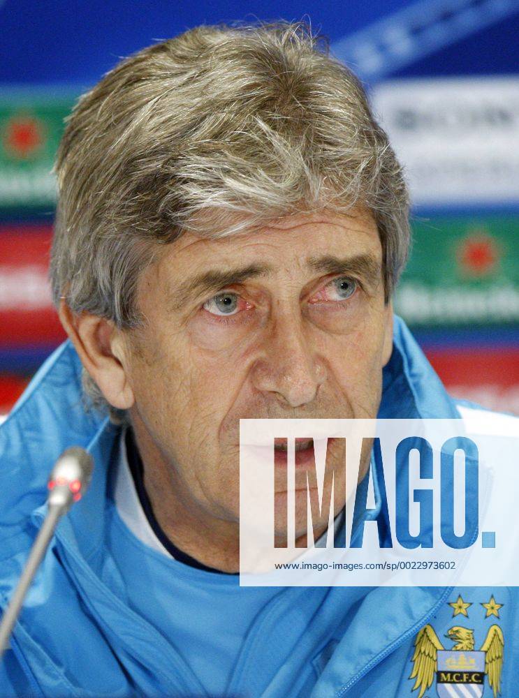 Feb. 23, 2016 - Kiev, Ukraine - Manchester City s manager Manuel Pellegrini during a press conference PK Pressekonferenz at Olimpiyskiy stadium,in Kiev,Ukraine,23 February,2016. Manchester City will face Dynamo Kyiv in the UEFA Champions League round of 16 football match,on 24 February,2016. FC Manchester City Press Conference and Training Session - ZUMAn230