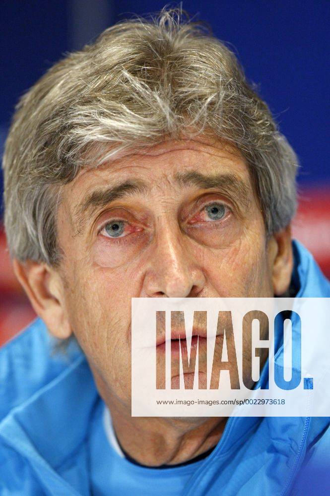 Feb. 23, 2016 - Kiev, Ukraine - MANUEL PELLEGRINI,manager of Manchester City,during a press conference PK Pressekonferenz ahead of the UEFA Champions League round of 16 match,Dynamo Kyev vs Manchester City,at the Olympiyskiy stadium,in Kiev,Ukraine,on 23 February, 2016. Soccer 2016 - MANCHESTER CITY s press conference,ahead Dynamo Kyev vs Manchester City football match. - ZUMAg194