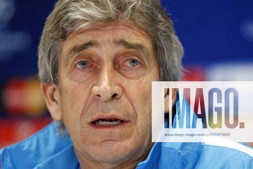 Feb. 23, 2016 - Kiev, Ukraine - MANUEL PELLEGRINI,manager of Manchester City,during a press conference PK Pressekonferenz ahead of the UEFA Champions League round of 16 match,Dynamo Kyev vs Manchester City,at the Olympiyskiy stadium,in Kiev,Ukraine,on 23 February, 2016. Soccer 2016 - MANCHESTER CITY s press conference,ahead Dynamo Kyev vs Manchester City football match. - ZUMAg194