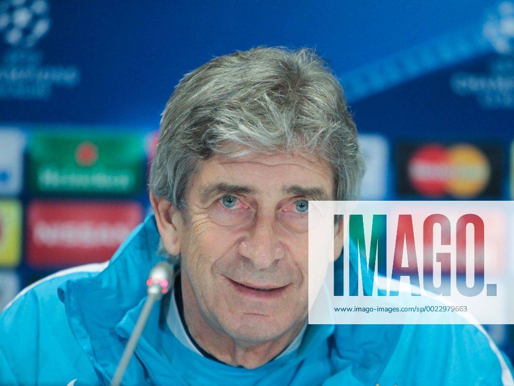 Feb. 23, 2016 - Kiev, Ukraine - The head coach of FC Manchester City (England) Manuel Pellegrini during a press conference PK Pressekonferenz before the match 1 8 finals of the Champions League between FC Dynamo (Kiev, Ukraine) and FC Manchester City (Manchester, England) in in Kiev. Soccer 2016 - FC Dynamo vs Manchester City - ZUMAp133