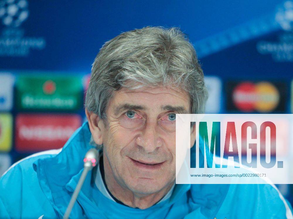 Feb. 23, 2016 - Kiev, Ukraine - The head coach of FC Manchester City (England) Manuel Pellegrini during a press conference PK Pressekonferenz before the match 1 8 finals of the Champions League between FC Dynamo (Kiev, Ukraine) and FC Manchester City (Manchester, England) in in Kiev. The open training of FC Manchester City - ZUMAp133