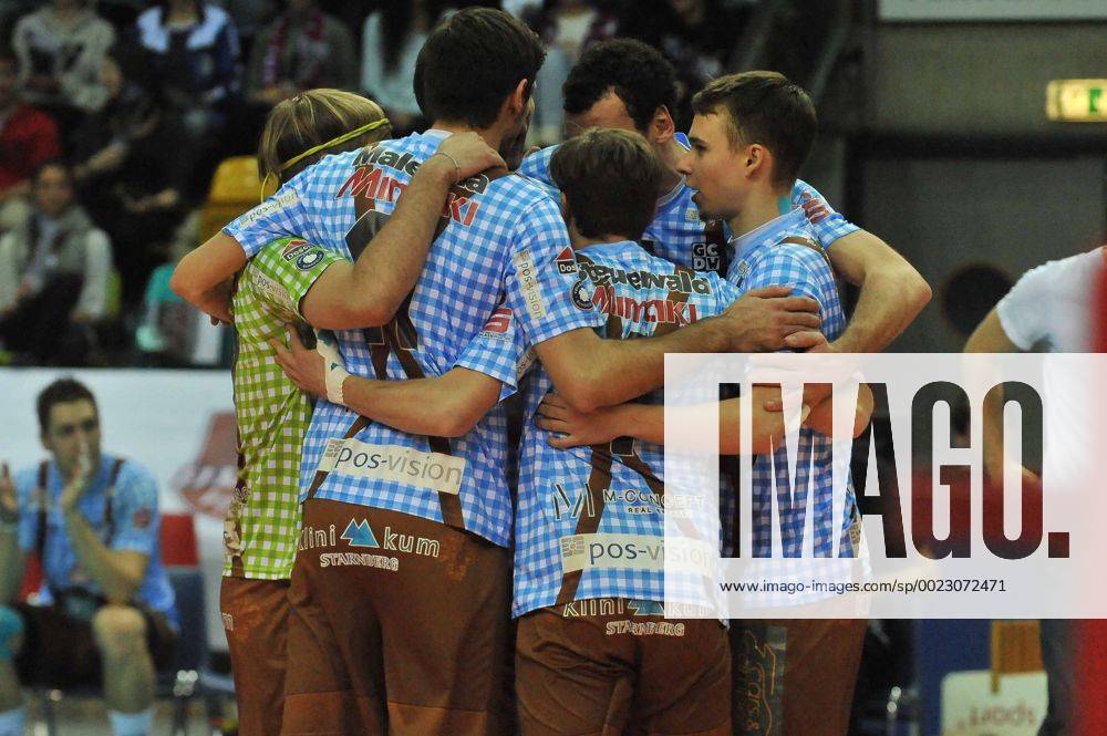 Volleyball 1.Bundesliga, United Volleys - TSV Herrsching, v.l. TSV Herrsching,
