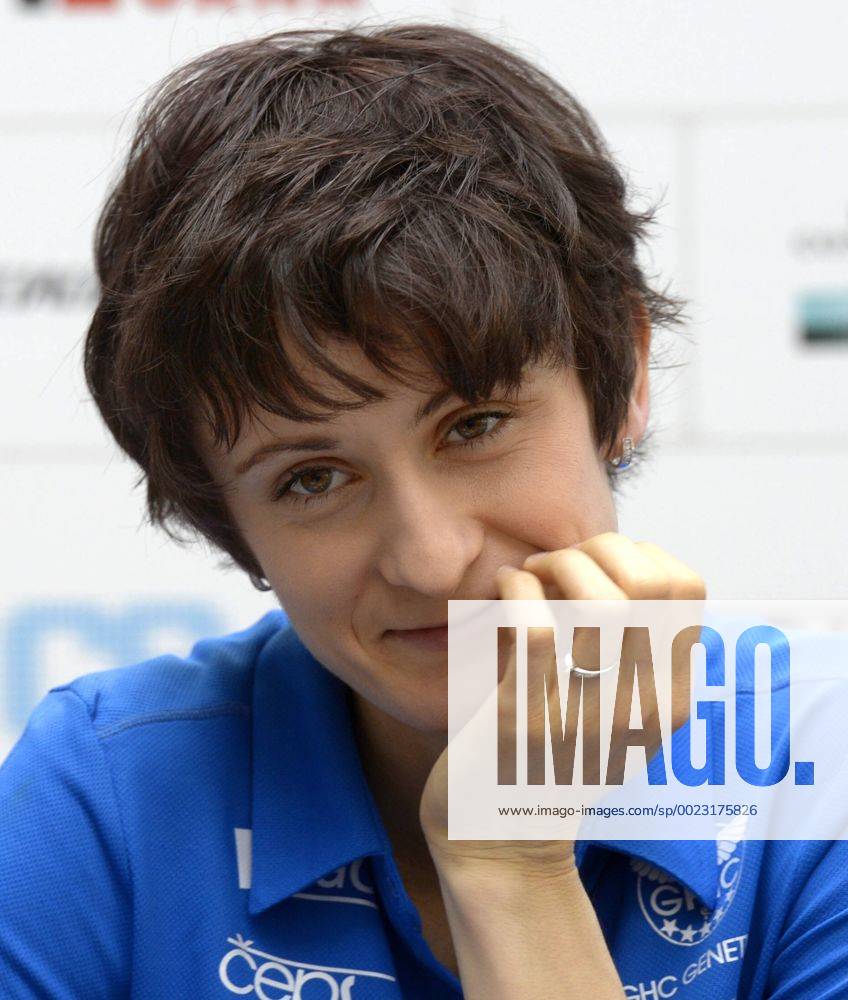 Czech speed skater Martina Sablikova speaks at a press conference PK Pressekonferenz after season in Prague, Czech Republic, March 10, 2016. (CTKxPhoto MichalxKrumphanzl) CTKPhotoP201603100464001 kru 4