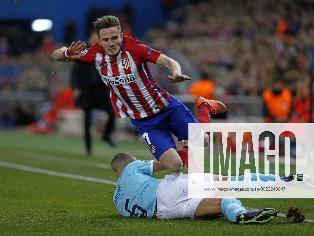 Fußball, Champions League, Atletico Madrid - PSV Eindhoven Champions League played between Atletico Madrid and PSV Eindhoven. In this picture, Saul. CHEMAxREYx