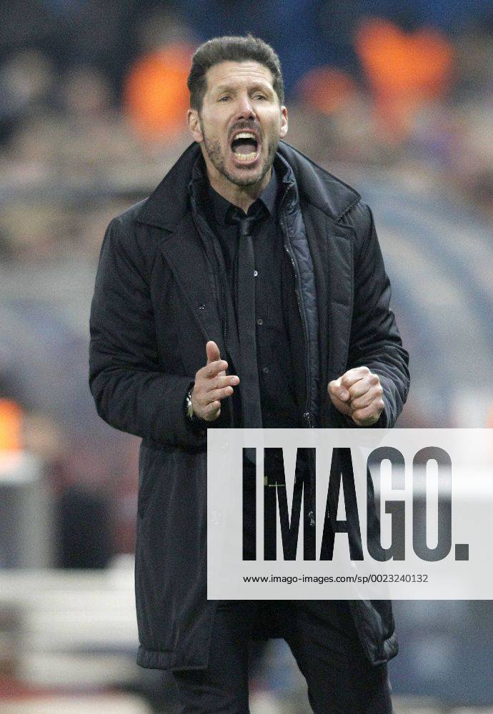Fußball, Champions League, Atletico Madrid - PSV Eindhoven Atletico de Madrid s coach Diego Pablo Simeone during UEFA Champions League match. March 15,2016. (20160315140)