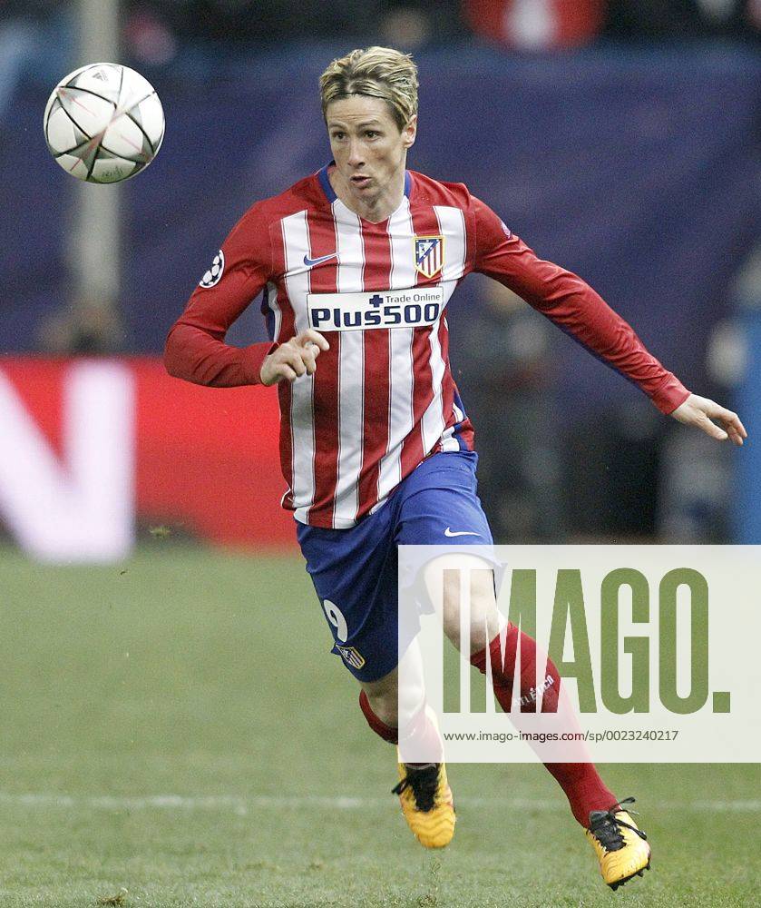 Fußball, Champions League, Atletico Madrid - PSV Eindhoven Atletico de Madrid s Fernando Torres during UEFA Champions League match. March 15,2016. (20160315128)