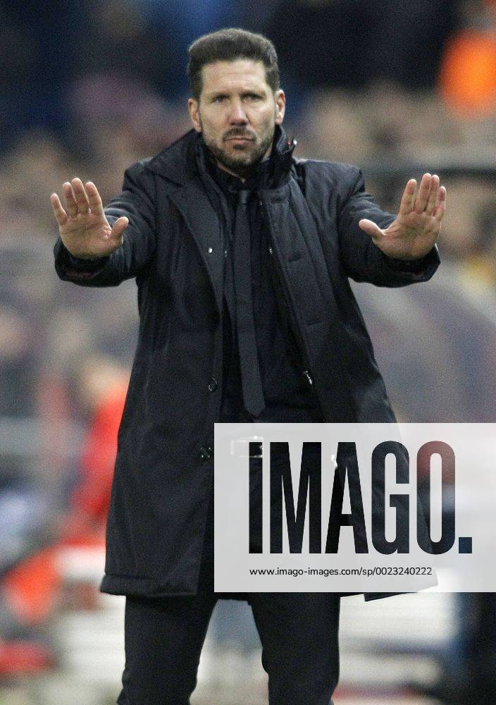 Fußball, Champions League, Atletico Madrid - PSV Eindhoven Atletico de Madrid s coach Diego Pablo Simeone during UEFA Champions League match. March 15,2016. (20160315135)