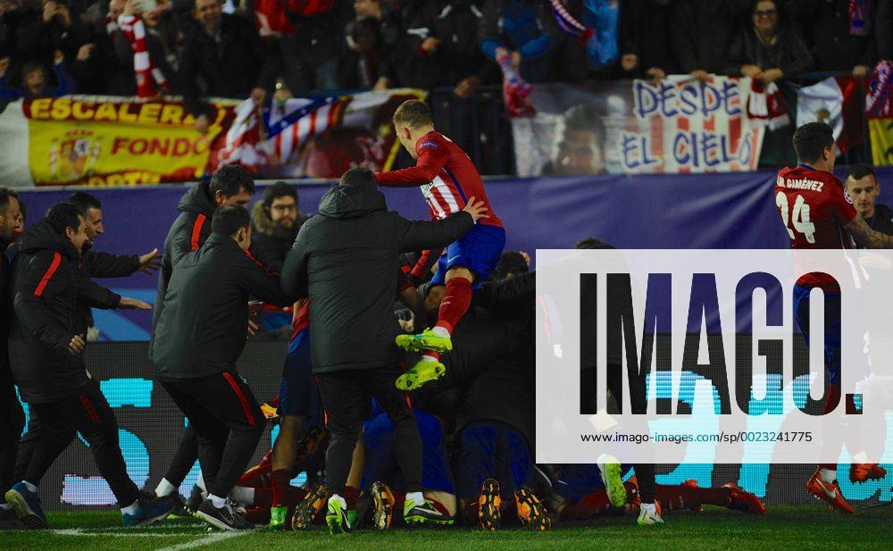 Fußball, Champions League, Atletico Madrid - PSV Eindhoven Round Round of 16 2nd leg of the CHAMPIONS league, soccer match between Atletico de Madrid - PSV Eindhoven at the Vicente Calderon estadium, Madrid - Spain by March 15, 2016. PHOTO: GregorioLopez. xGregorioxLopezx x SOCCERxSPAINx
