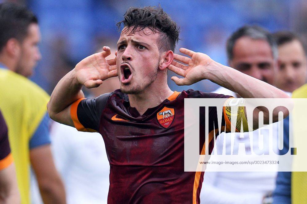 Alessandro Florenzi Roma Goal celebration 1-3 Roma 03-04-2016 Stadio Olimpico Football Calcio Serie A 2015 2016 Lazio Rom - AS Roma andreaxstaccioli
