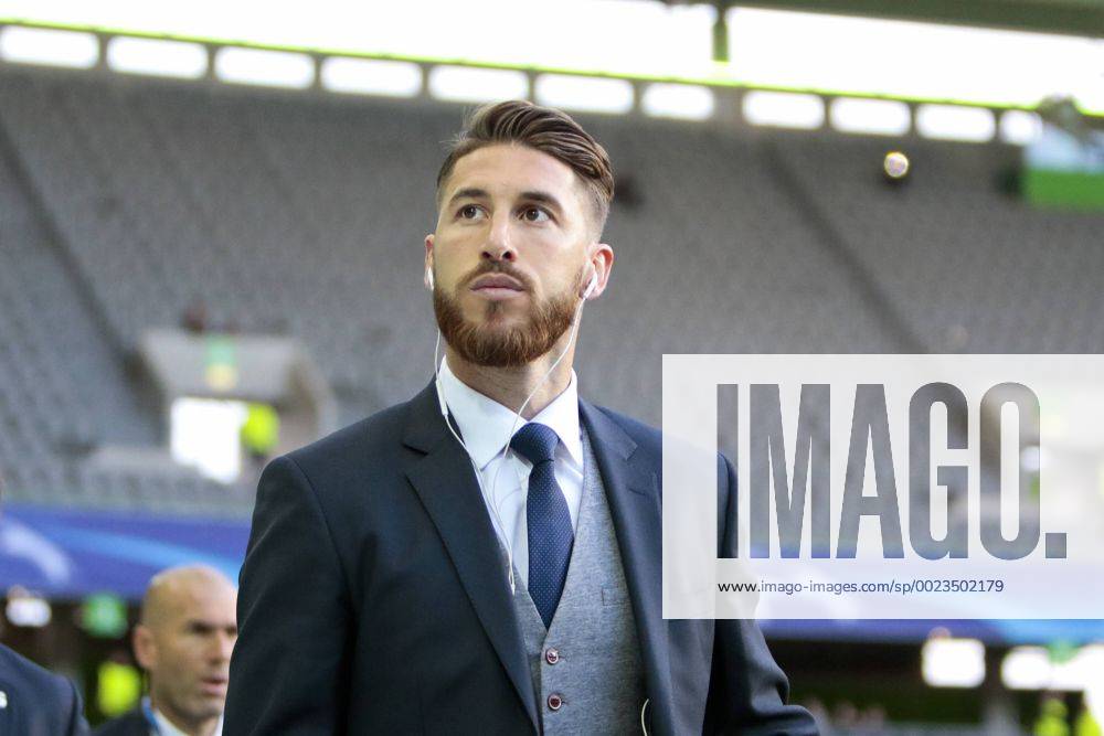 Fußball, UEFA Champions League, VfL Wolfsburg - Real Madrid CF; Sergio Ramos Portrait, Porträt, Einzelbild.