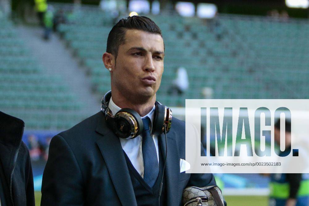 Fußball, UEFA Champions League, VfL Wolfsburg - Real Madrid CF; Cristiano Ronaldo (Real Madrid) Portrait, Porträt, Einzelbild.