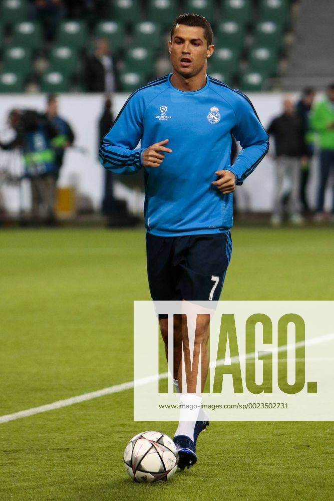 Fußball, UEFA Champions League, VfL Wolfsburg - Real Madrid CF; Cristiano Ronaldo (Real Madrid) Freisteller, Einzelbild, Aktion, action.