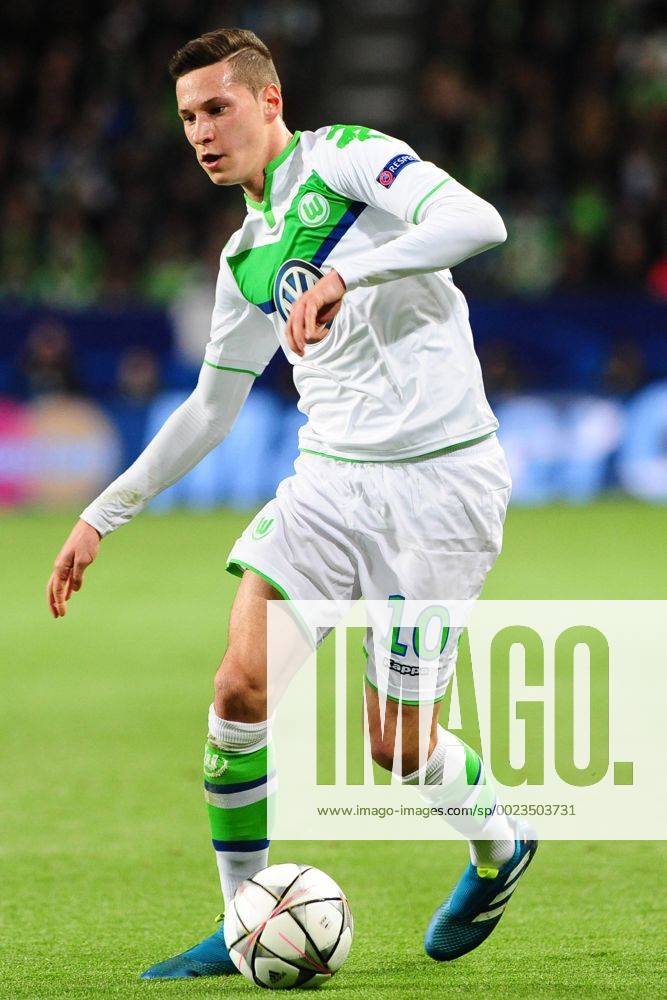Fussball Champions League Viertelfinale VfL Wolfsburg - Real Madrid am 06.04.2016 in der Volkswagen Arena in Wolfsburg Julian Draxler ( Wolfsburg )