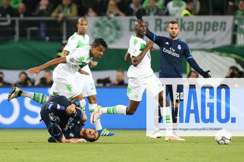Cristiano Ronaldo (Real Madrid) - Champions League Viertelfinale Saison 2015-2016 VfL Wolfsburg vs. Real Madrid in der Volkswagen Arena in Wolfsburg - Aktion,Deutschland, Fussball, Mann,Männer