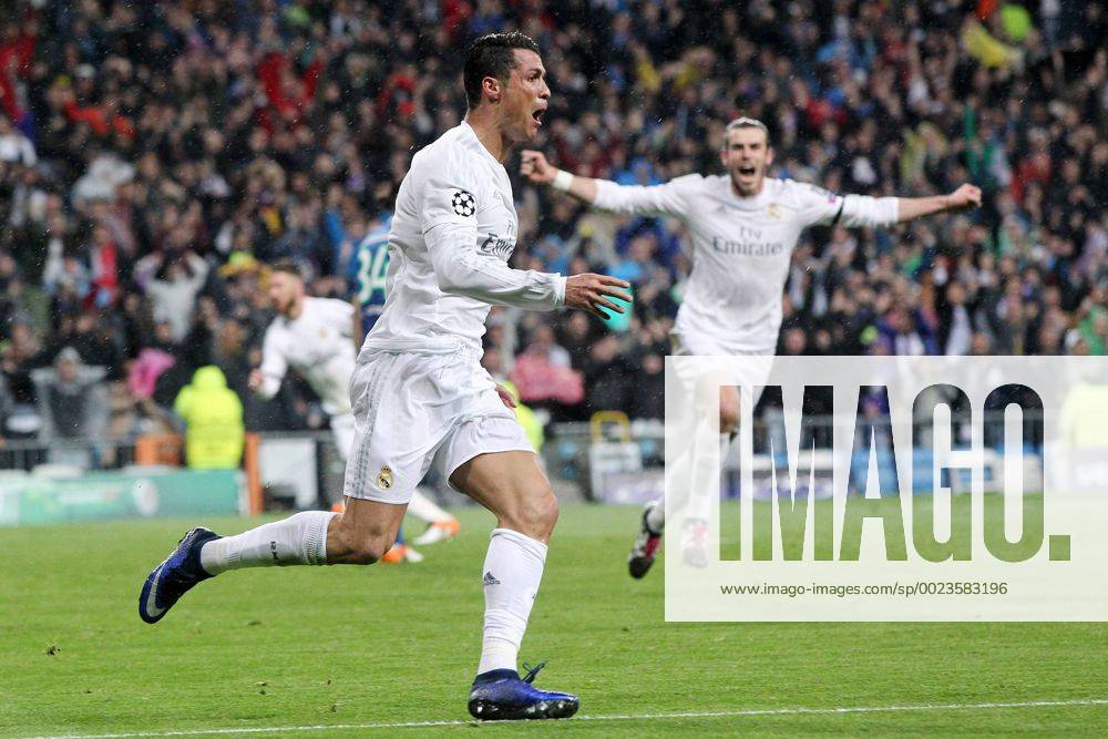 Lissabon Cristiano Ronaldo ( Real Madrid ) nach dem 2:0, Real Madrid vs. VfL Wolfsburg, Fussball, Champions League Viertelfinale, 12.03.2016,