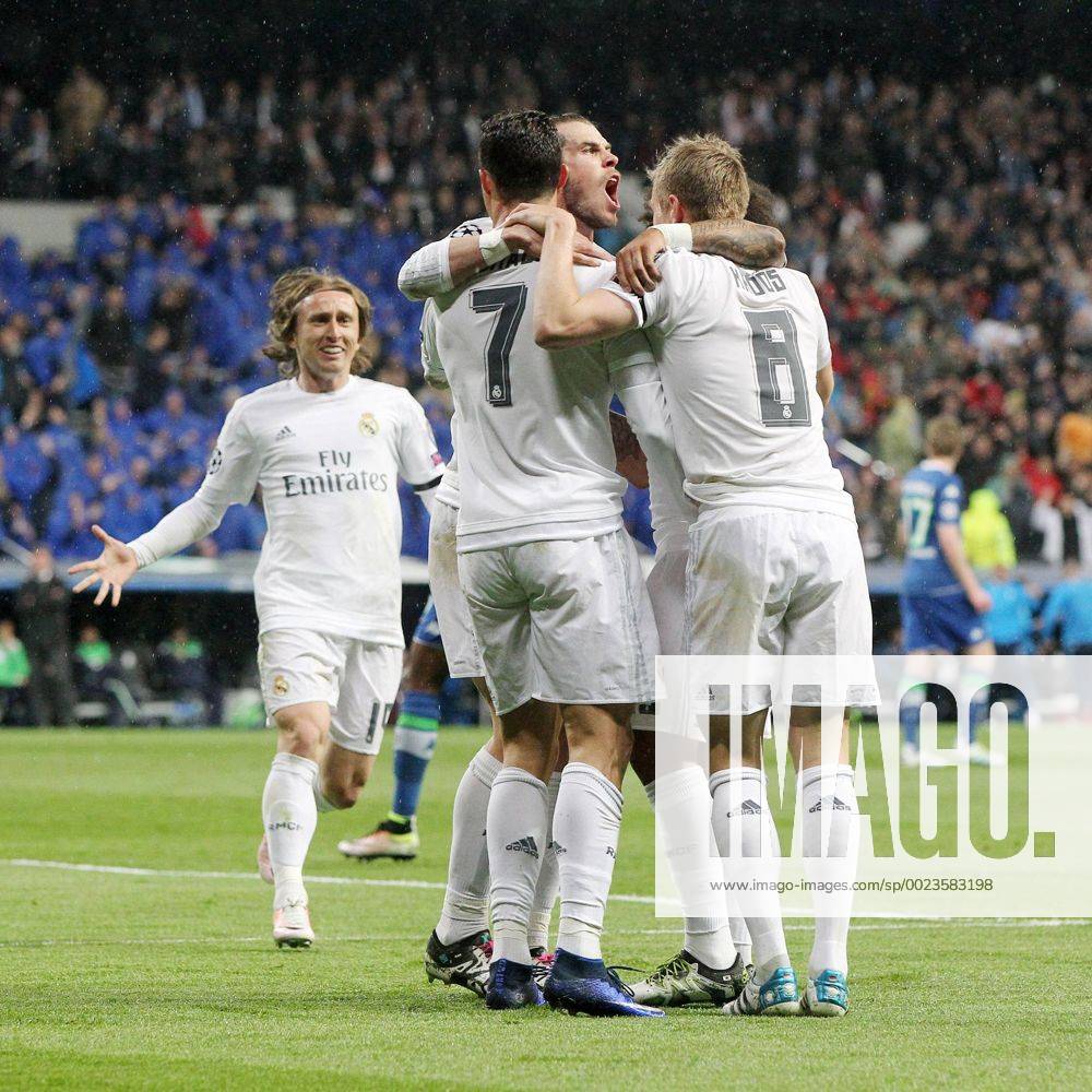 Lissabon Cristiano Ronaldo ( Real Madrid ) nach dem 2:0, Real Madrid vs. VfL Wolfsburg, Fussball, Champions League Viertelfinale, 12.03.2016,