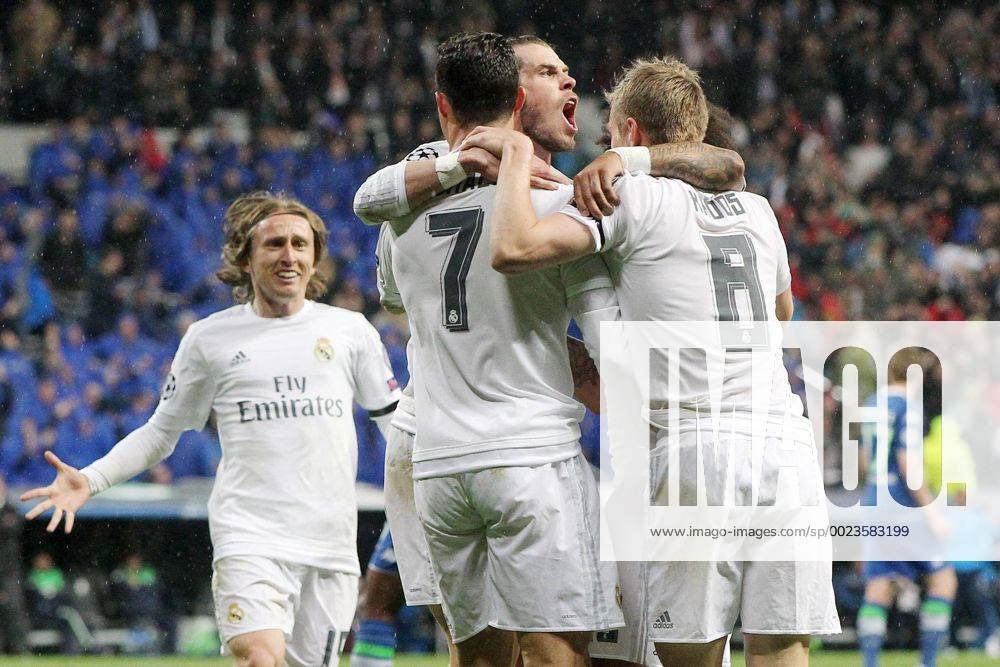Lissabon Cristiano Ronaldo ( Real Madrid ) nach dem 2:0, Real Madrid vs. VfL Wolfsburg, Fussball, Champions League Viertelfinale, 12.03.2016,
