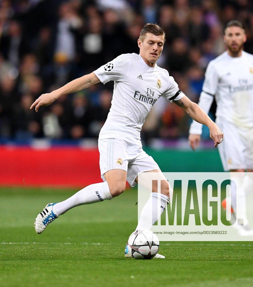 FUSSBALL CHAMPIONS LEAGUE SAISON 2015 2016 VIERTELFINALE RUECKSPIEL Real Madrid - VfL Wolfsburg 12.04.2016 Toni Kroos (Real Madrid)