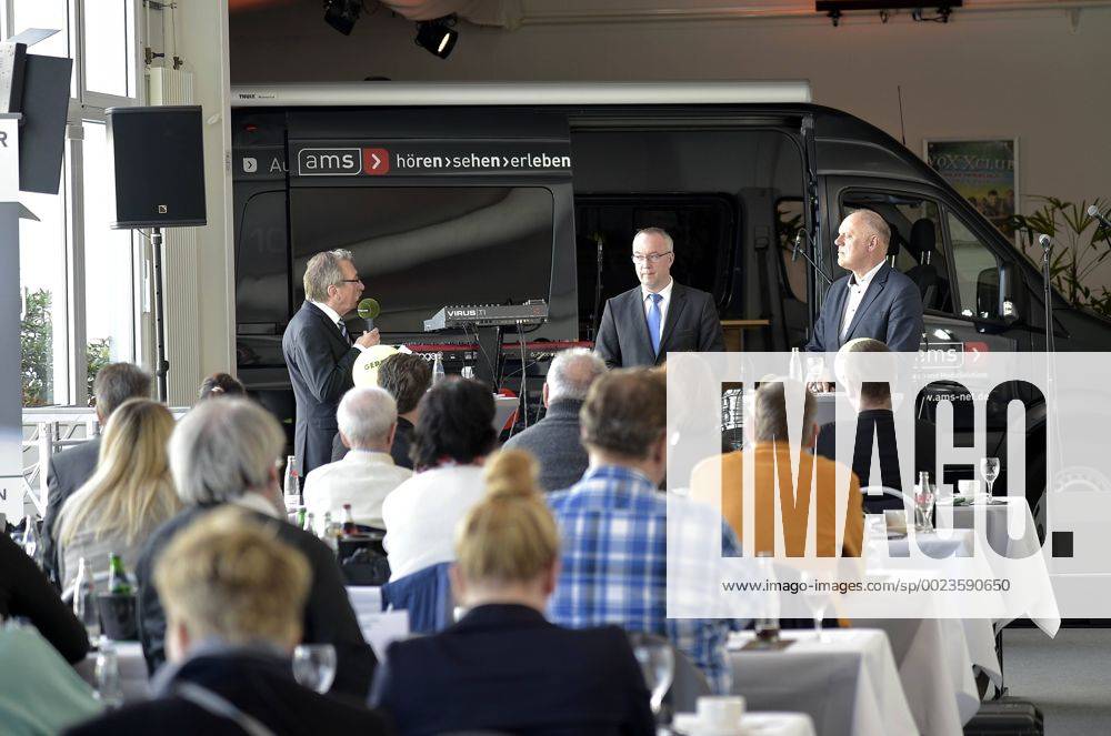 pmk MY112773 Tennis Herren Gerry-Weber-Open 2015 Pressekonferenz HOFEN,Frank -Pressesprecher- HEINKEL,Frank -GWO- ERPENBECK,Horst -GWO-