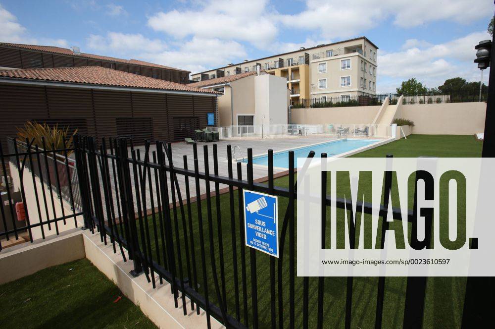 SOCCER - UEFA EURO EM Europameisterschaft Fussball 2016, preview JUVIGNAC,FRANCE,15.APR.16 - SOCCER - UEFA European Championship EM Europameisterschaft 2016 in France, preview, base camp team SUI, Vichy Spa Hotel. Image shows an exterior view of the Vichy Spa Hotel Montpellier Juvignac. GEPAxpictures xAndreasxPranter