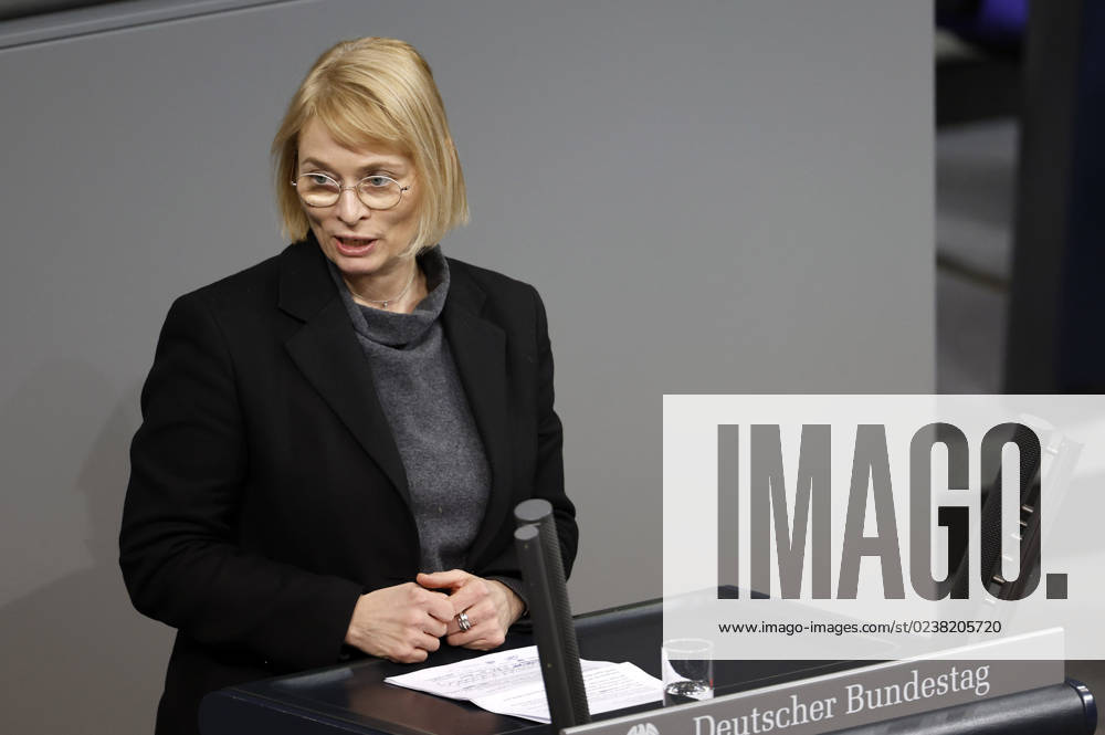 Peggy Schierenbeck at the 87 session of the German Bundestag in the Reichstag building Berlin, 01 03 2023 Foto:xJ.xFuturexImage