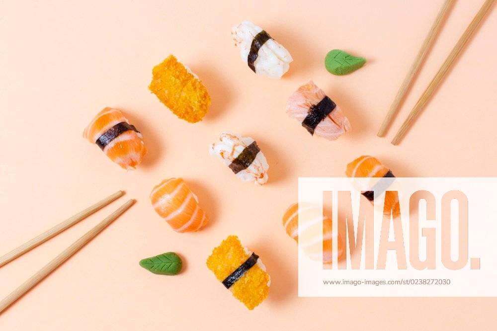 Geometric with sushi; geometrische mit sushi IST_35069_13914