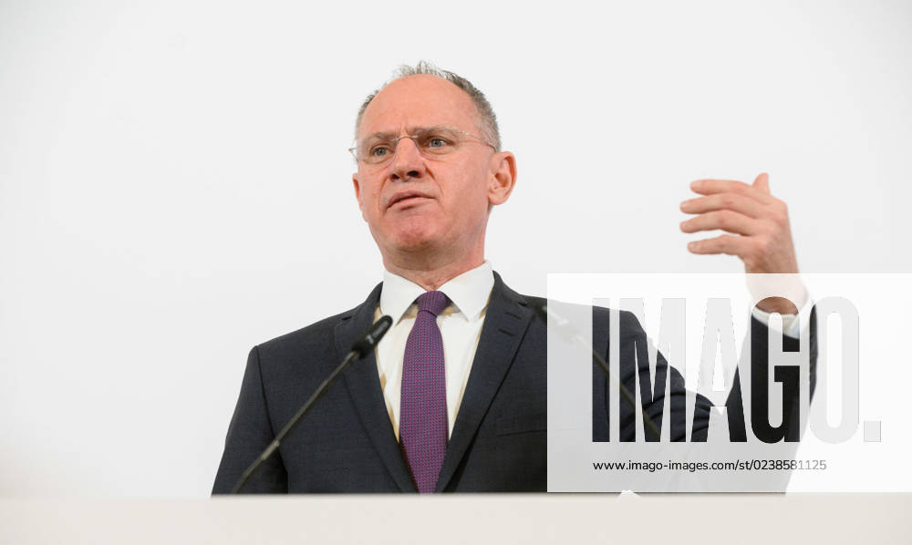 20230306 Praesentation der Kriminalstatistik 2022 WIEN, OESTERREICH - 6. MAERZ: Innenminister Gerhard Karner (OEVP) bei der Praesentation der Kriminalstatistik 2022 im Innenministerium am 6. Maerz, 2023 in Wien, Oesterreich. 230306_SEPA_32_027
