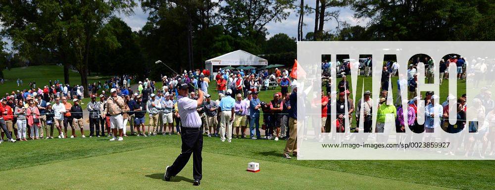 Charlotte, NC, USA - Johnson Wagner follows through on his swing from the eighth tee box during second round action of the Wells Fargo Championship at Quail Hollow Club on May 6, 2016 in Charlotte, N.C. Wells Fargo Championship - ZUMAm67_