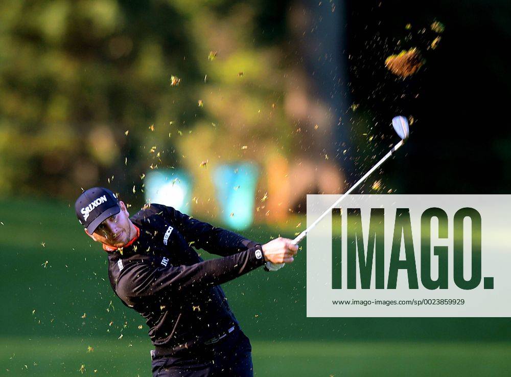 Charlotte, NC, USA - Chris Stroud follows through on his second shot from the 14th fairway during second round action of the Wells Fargo Championship at Quail Hollow Club on May 6, 2016 in Charlotte, N.C. Stroud finished the round at -2. Wells Fargo Championship - ZUMAm67_
