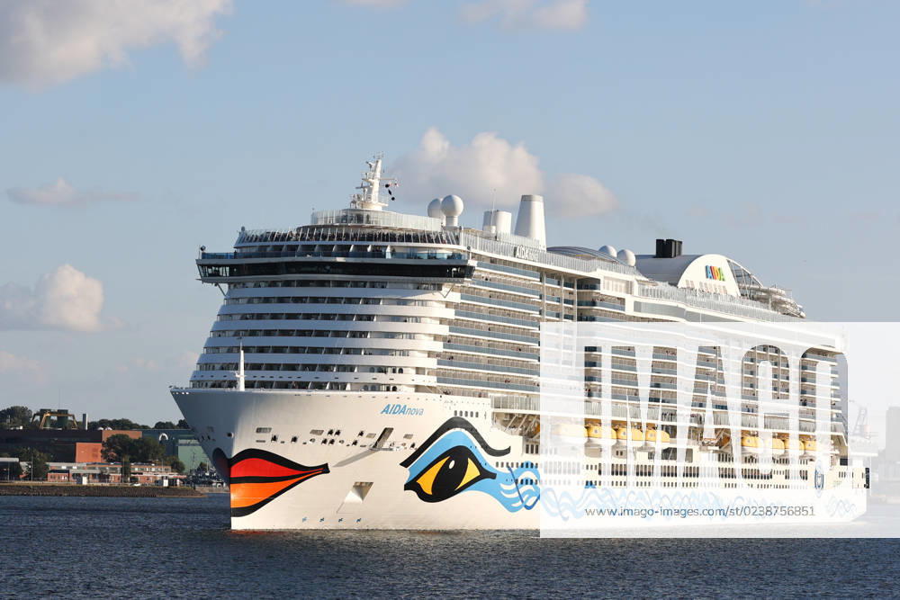 Aida Nova in Kiel Fjord Kiel Schleswig Holstein Germany