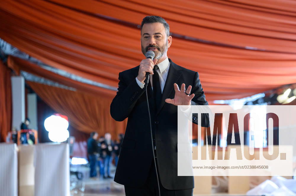 Los Angeles, California, USA - Host Jimmy Kimmel at the carpet rollout for the 95th Oscars on Wednesday, March 8, 2023. The 95th Oscars will be held on Sunday, March 12, 2023, at the Dolby Theatre at Ovation Hollywood. Los Angeles USA - ZUMAz03_ 20230308_shm_z03_334