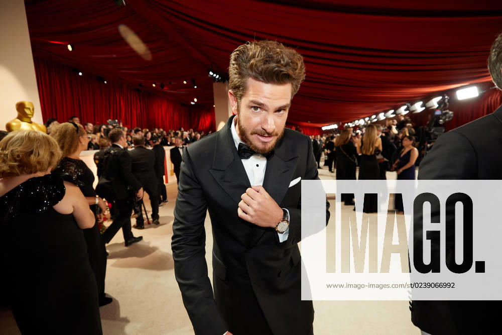 Andrew Garfield arrives on the red carpet of the 95th Oscars® at the Dolby® Theatre at Ovation Hollywood on Sunday