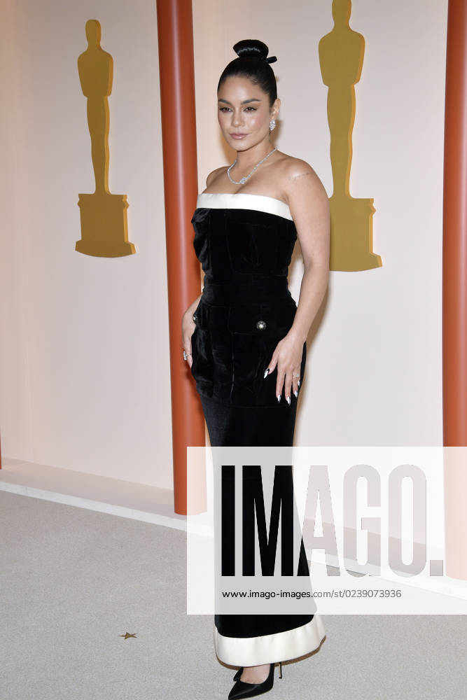LOS ANGELES, CA - MARCH 12: Vanessa Hudgens at the 95th Academy Awards at the Dolby Theater in Los Angeles, California on March 12, 2023.