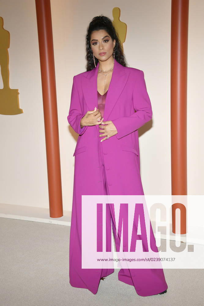 LOS ANGELES, CA - MARCH 12: Lilly Singh at the 95th Academy Awards at the Dolby Theater in Los Angeles, California on March 12, 2023.