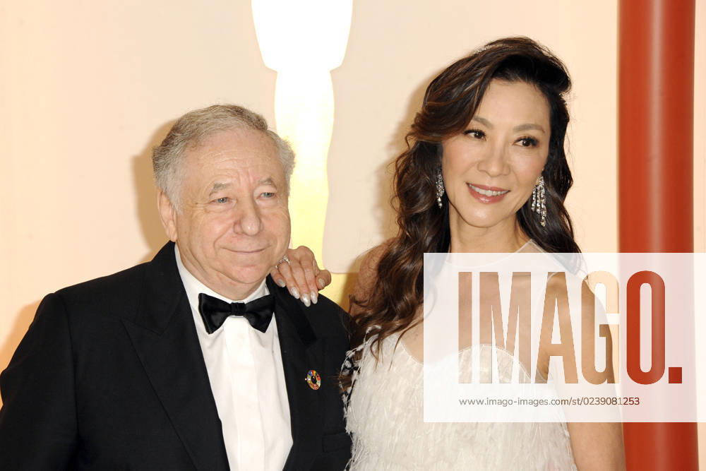Michelle Yeoh with partner Jean Todt at the Oscars 2023 95th Annual Academy Awards at the Dolby Theatre Los Angeles, 12 03 2023. Foto:xD.xBedrosianx xFuturexImage