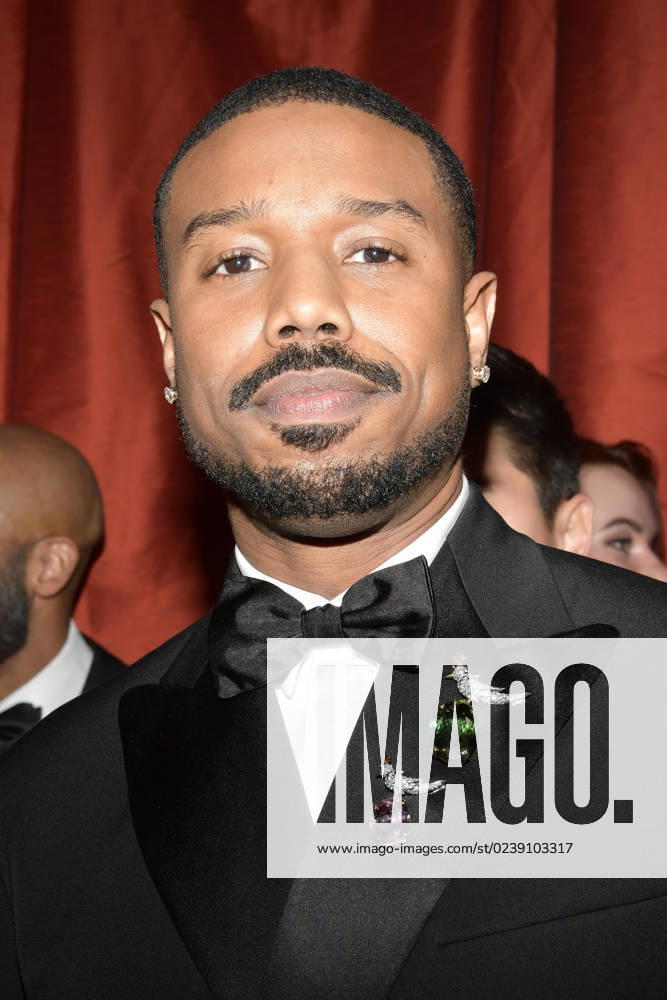LOS ANGELES, CA - MARCH 12: Michael B. Jordan at the 95th Academy Awards at the Dolby Theater in Los Angeles, California on March 12, 2023.